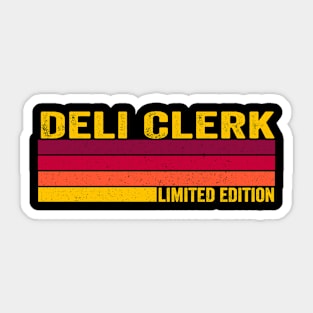 Deli Clerk Sticker